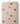 Tissu - Fleurs roses avec bulles blanches