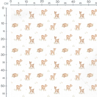 Tissu - Tigres et feuillage jaune