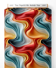 Tissu - Drapés Abstraits Doux