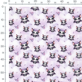 Tissu - Bonhommes neige et cadeaux