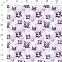 Tissu - Bonhommes neige et cadeaux