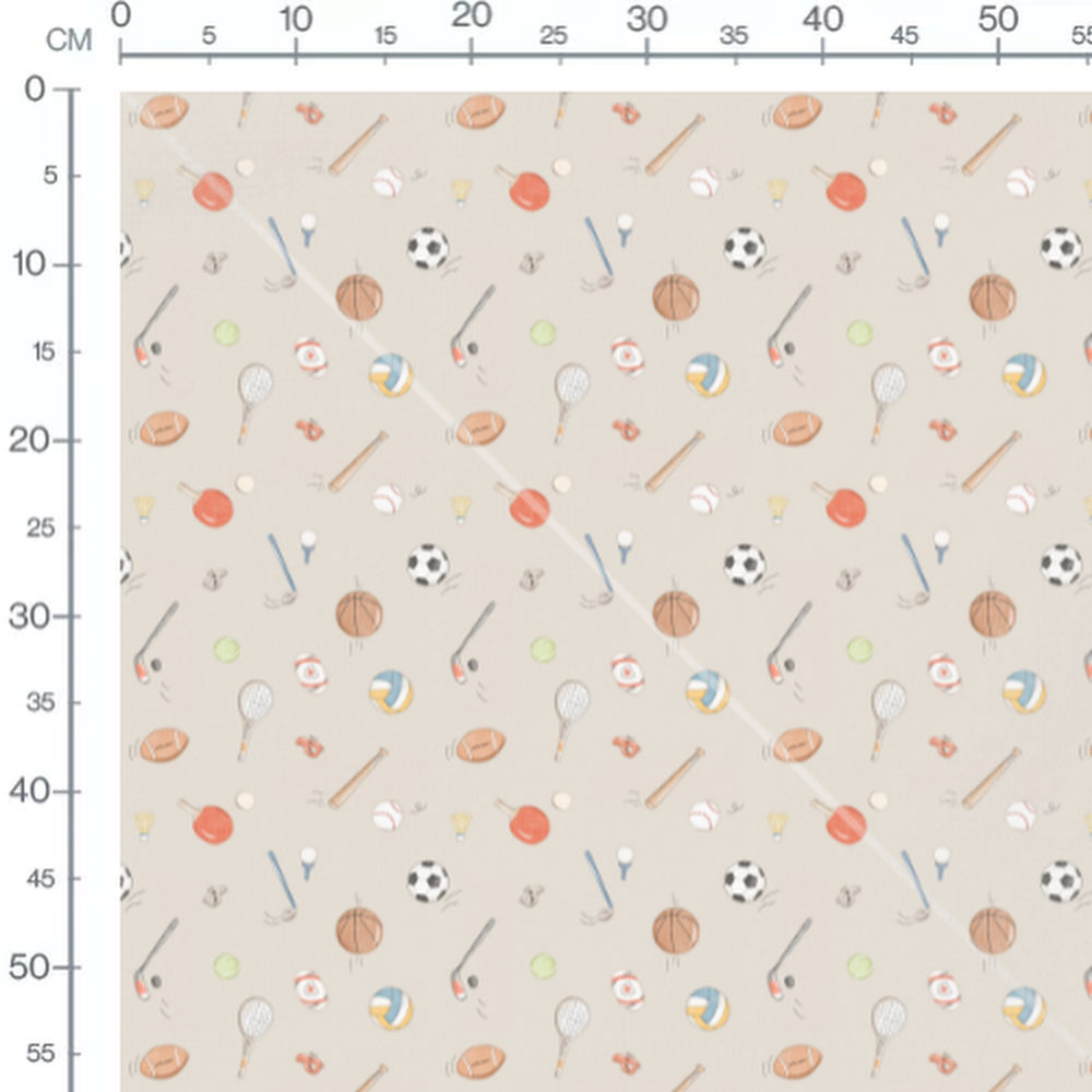 Tissu - Équipements sportifs beige