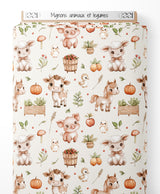 Tissu - Mignons animaux et légumes