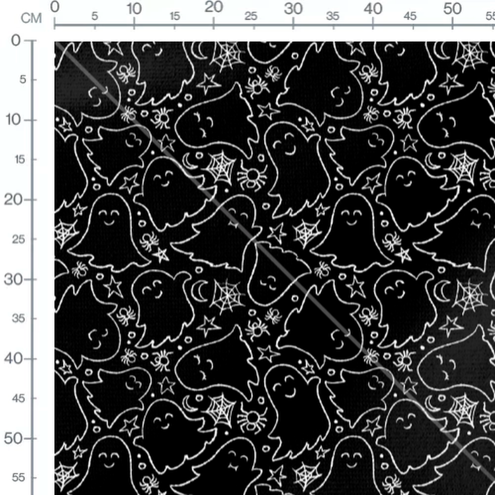 Tissu - Fantômes et toiles blanches