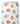 Tissu - Citrouilles souriantes bleues