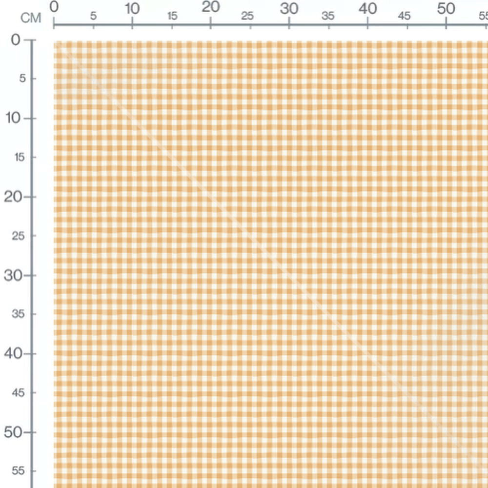 Tissu - Carreaux beige sur crème