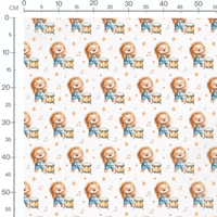 Tissu - Hérissons et tambours joyeux