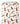 Tissu - Bottes florales sur fond blanc