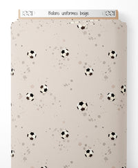 Tissu - Ballons uniformes beige