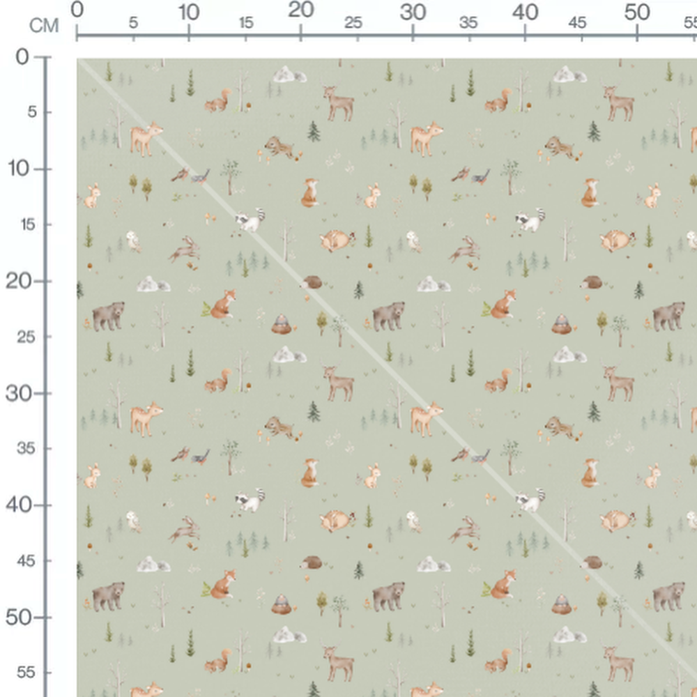 Tissu - Pastèques joyeuses sur crème