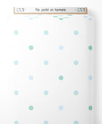 Tissu - Pois pastel en harmonie