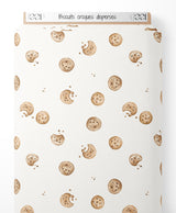 Tissu - Biscuits croqués dispersés