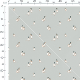 Tissu - Groupes de canards gris
