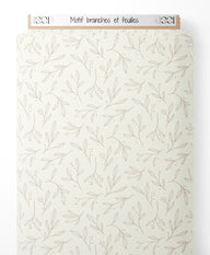 Tissu - Motif branches et feuilles