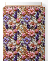 Tissu - 3D Spring flowers 1