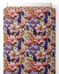 Tissu - 3D Spring flowers 1