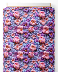 Tissu - 3D Spring flowers 2