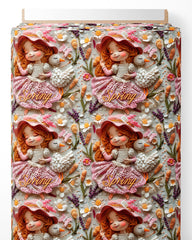 Tissu - 3D Fille Printemps