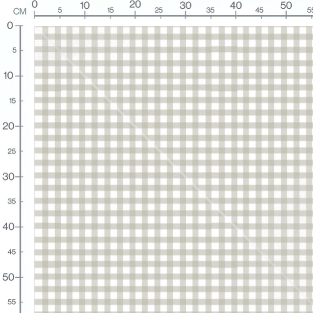 Tissu - Carreaux gris et blancs épurés