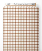 Tissu - Motif classique sur blanc