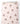 Tissu - Lapins fleuris sur fond rose