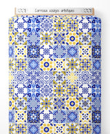 Tissu - Carreaux azulejos artistiques