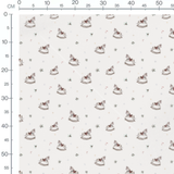 Tissu - Chevaux à bascule vintage