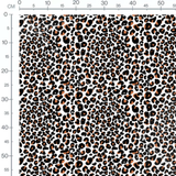 Tissu - leopard blanc