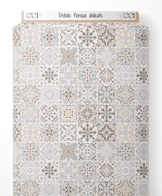 Tissu - Détails floraux délicats