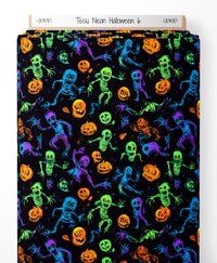 Tissu - Neon Halloween 6