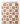 Tissu - Motifs automnaux sur damier
