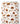 Tissu - Champignons et feuillages bruns