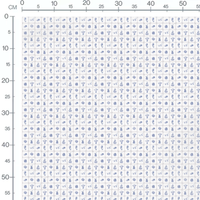 Tissu - Icônes hollandaises bleues