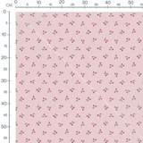 Tissu - Motifs de cerises pastel