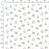 Tissu - Accessoires de jeux pastel