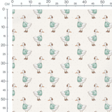 Tissu - Oies avec écouteurs