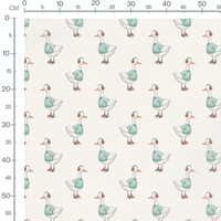 Tissu - Oies avec écouteurs
