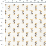 Tissu - Canards parapluie fond clair