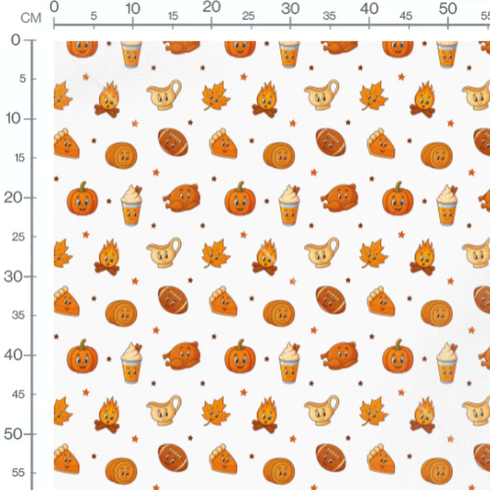 Tissu - Motifs festifs d'automne