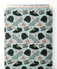 Tissu - Tissu Skater Energy Grand Motif