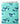 Tissu - Baleines bleues sur fond turquoise
