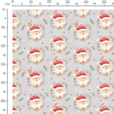 Tissu - Père Noël et friandises