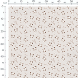 Tissu - Pandas doux sur fond beige