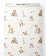 Tissu - Animaux mignons forêt