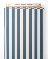 Tissu - Rayures verticales profondes