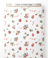 Tissu - Cadeaux et bonbons rouges