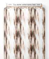 Tissu - imprime abstrait marron floute