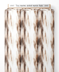 Tissu - imprime abstrait marron floute