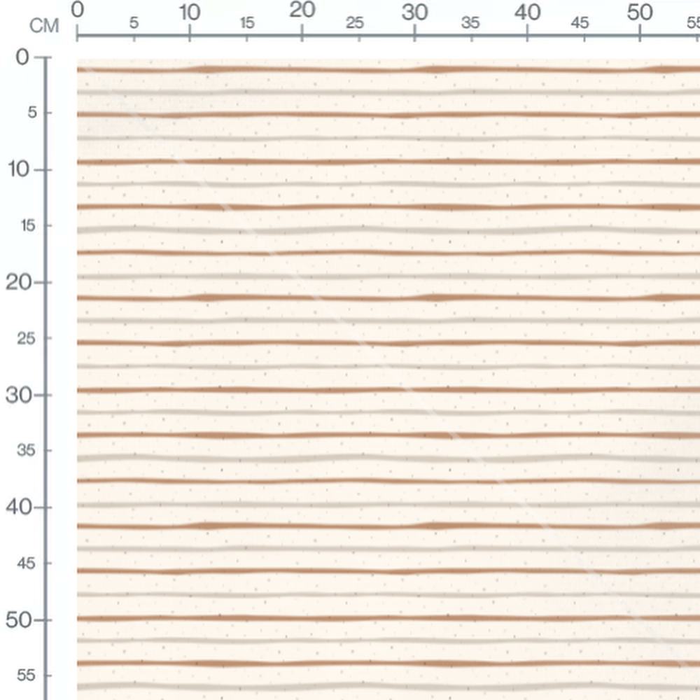 Tissu - Rayures brunes et beiges