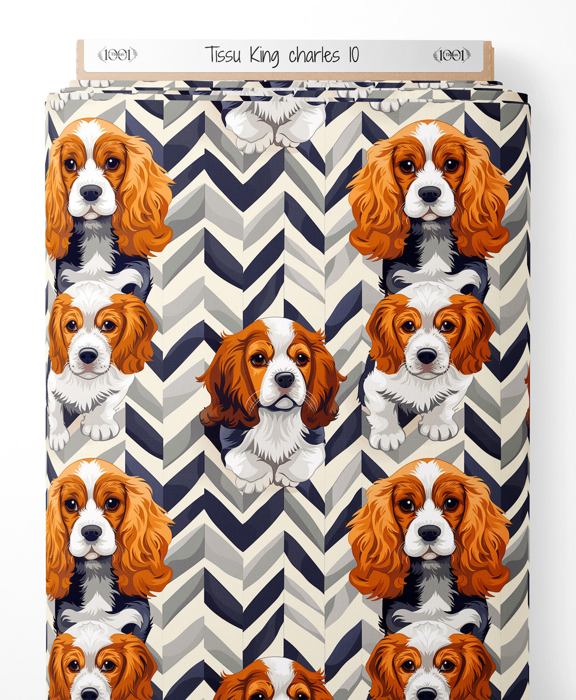 Tissu - King charles 10